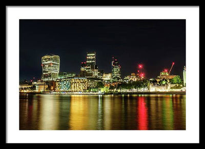 London Skyline / Art Photo - Framed Print