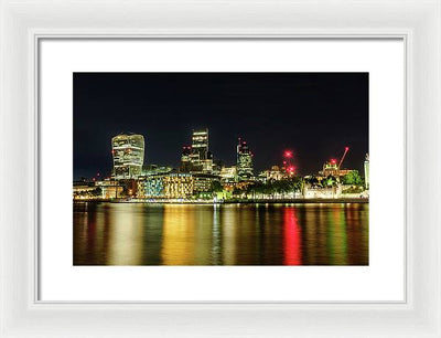 London Skyline / Art Photo - Framed Print