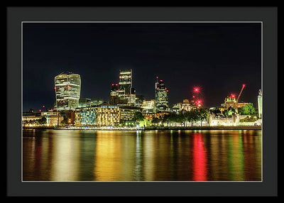 London Skyline / Art Photo - Framed Print