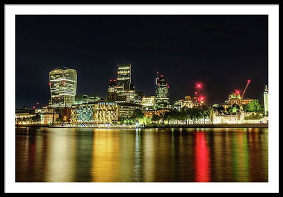 London Skyline / Art Photo - Framed Print