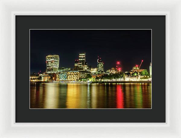 London Skyline / Art Photo - Framed Print