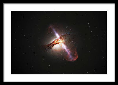 M60-UCD1, Outflows of Plasma / Art Photo - Framed Print