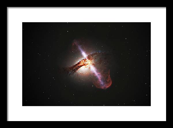 M60-UCD1, Outflows of Plasma / Art Photo - Framed Print