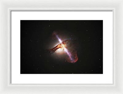 M60-UCD1, Outflows of Plasma / Art Photo - Framed Print