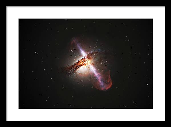 M60-UCD1, Outflows of Plasma / Art Photo - Framed Print