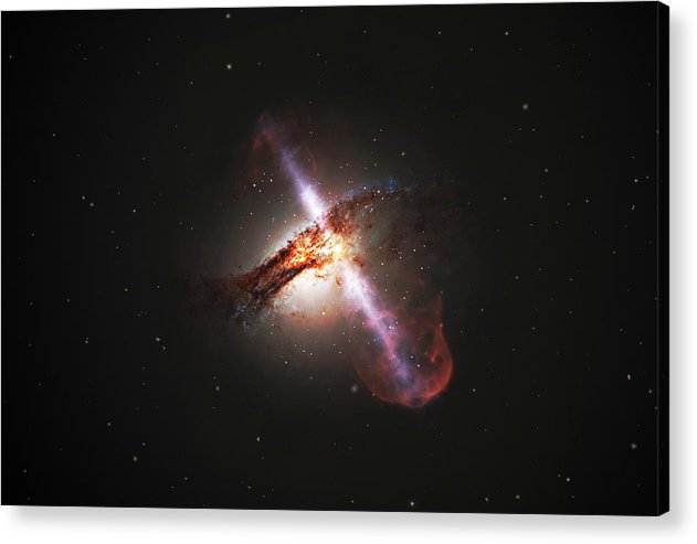 M60-UCD1, Outflows of Plasma / Art Photo - Acrylic Print