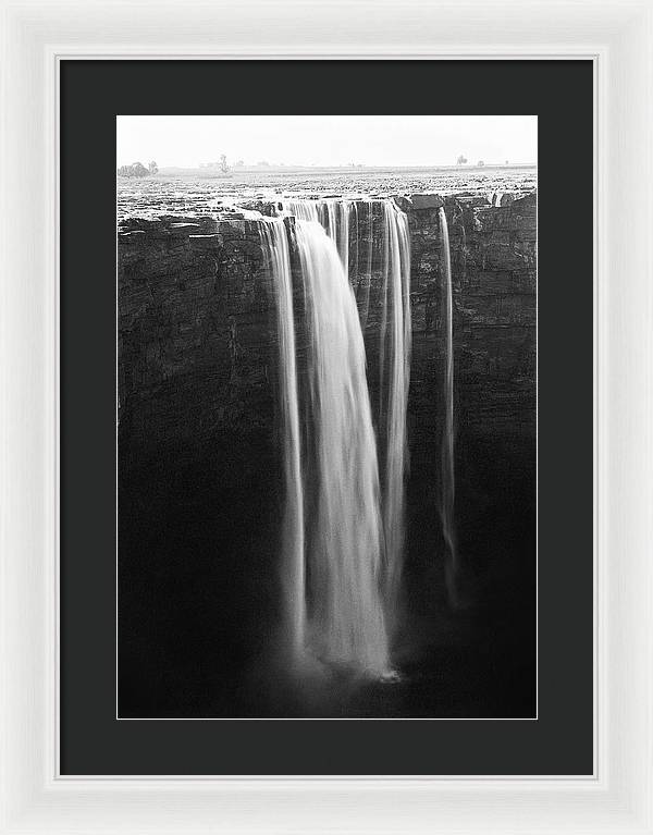 Madhya Pradesh, India, Black and White / Art Photo - Framed Print