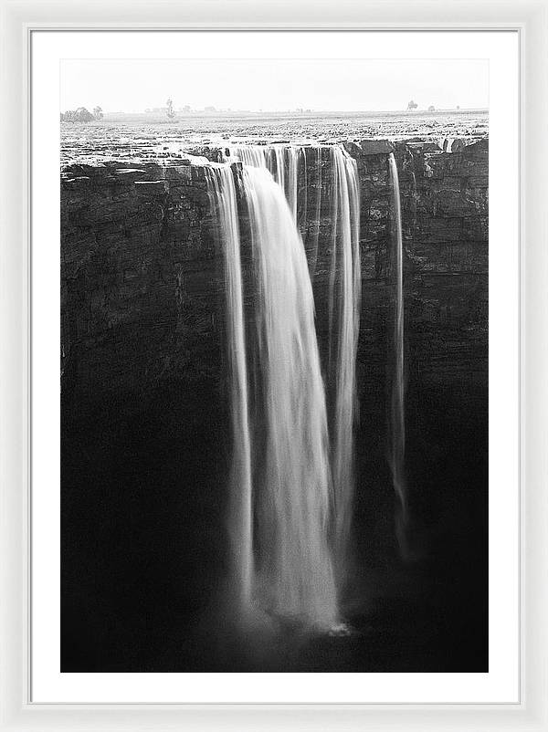 Madhya Pradesh, India, Black and White / Art Photo - Framed Print