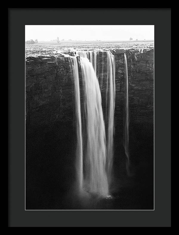 Madhya Pradesh, India, Black and White / Art Photo - Framed Print