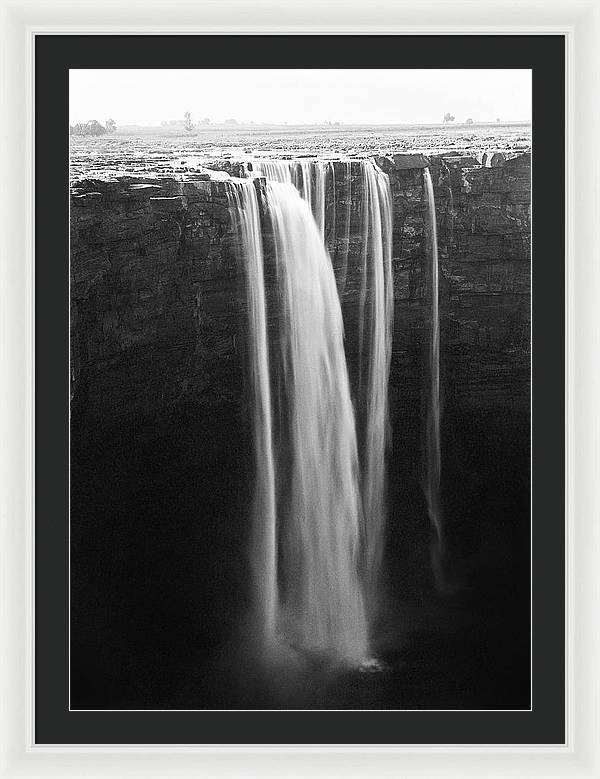 Madhya Pradesh, India, Black and White / Art Photo - Framed Print