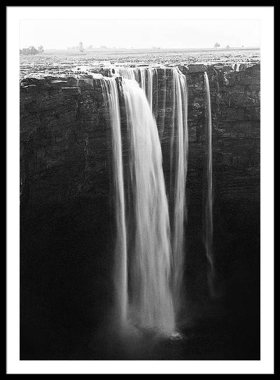 Madhya Pradesh, India, Black and White / Art Photo - Framed Print