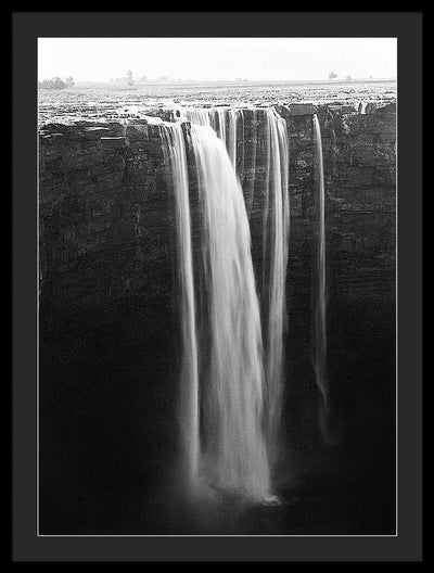 Madhya Pradesh, India, Black and White / Art Photo - Framed Print