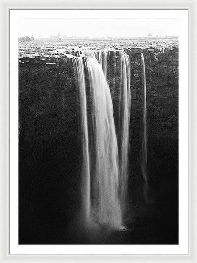 Madhya Pradesh, India, Black and White / Art Photo - Framed Print