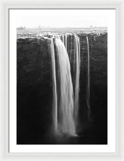 Madhya Pradesh, India, Black and White / Art Photo - Framed Print