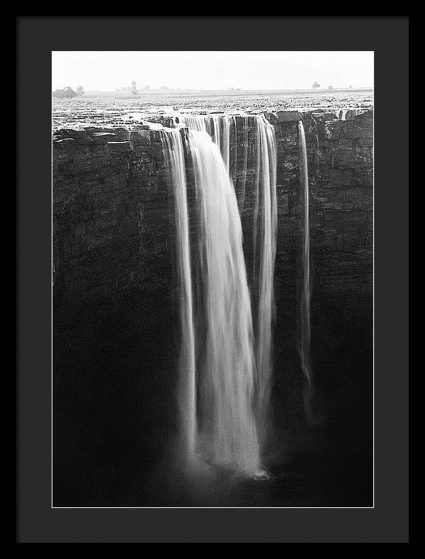 Madhya Pradesh, India, Black and White / Art Photo - Framed Print