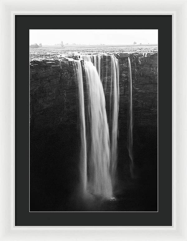 Madhya Pradesh, India, Black and White / Art Photo - Framed Print