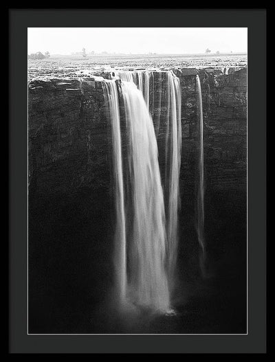 Madhya Pradesh, India, Black and White / Art Photo - Framed Print