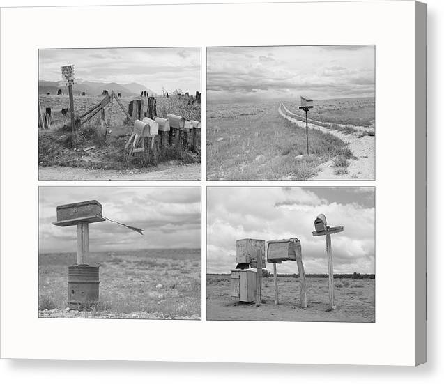 US Mail Boxes, c1940 / Art Photo - Canvas Print