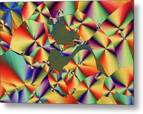 Malic Acid Crystals / Art Photo - Metal Print