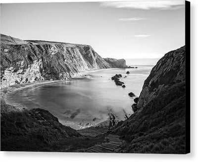 Man of War Bay at Swanage, Dorset, England / Art Photo - Canvas Print