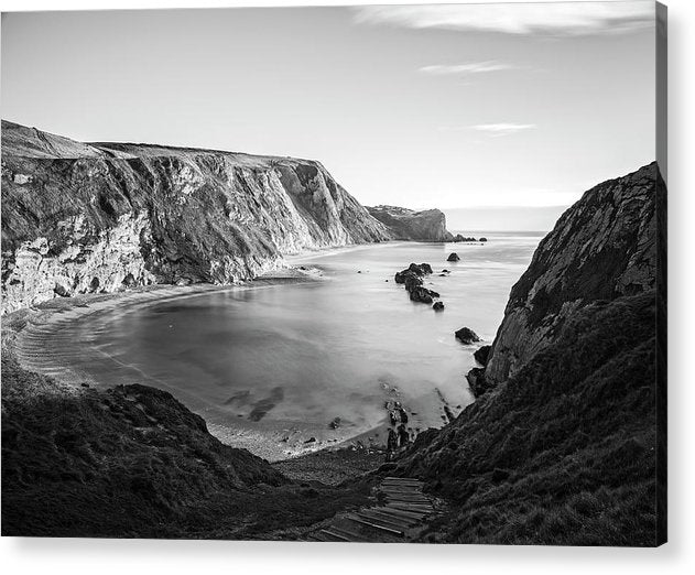 Man of War Bay at Swanage, Dorset, England / Art Photo - Acrylic Print