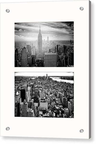 Manhattan, New York - diptych / Art Photo - Acrylic Print