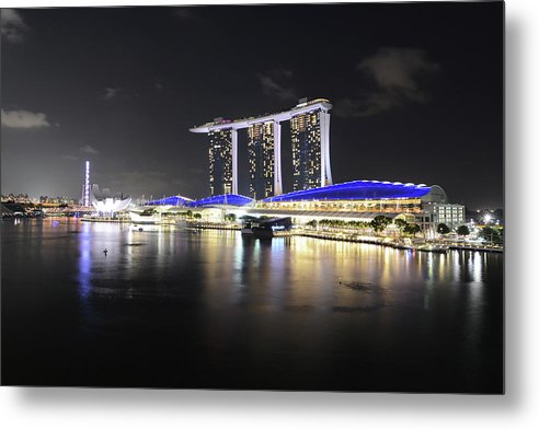 Marina Bay Sands, Singapore / Art Photo - Metal Print