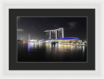 Marina Bay Sands, Singapore / Art Photo - Framed Print