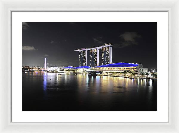 Marina Bay Sands, Singapore / Art Photo - Framed Print