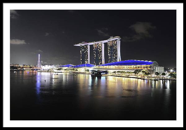 Marina Bay Sands, Singapore / Art Photo - Framed Print