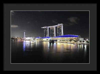 Marina Bay Sands, Singapore / Art Photo - Framed Print