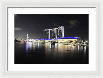 Marina Bay Sands, Singapore / Art Photo - Framed Print