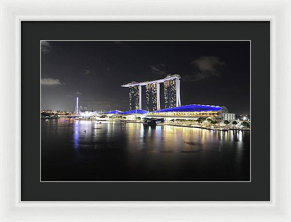 Marina Bay Sands, Singapore / Art Photo - Framed Print