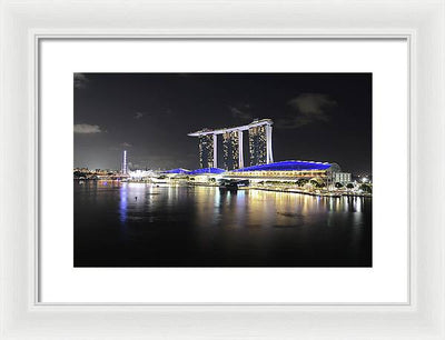 Marina Bay Sands, Singapore / Art Photo - Framed Print