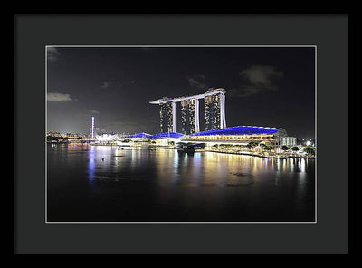 Marina Bay Sands, Singapore / Art Photo - Framed Print