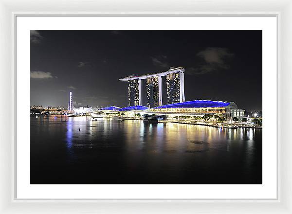 Marina Bay Sands, Singapore / Art Photo - Framed Print