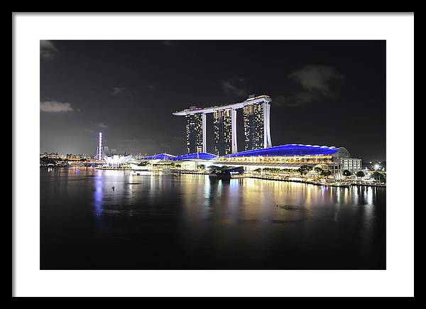 Marina Bay Sands, Singapore / Art Photo - Framed Print