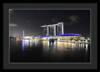 Marina Bay Sands, Singapore / Art Photo - Framed Print