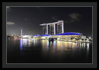 Marina Bay Sands, Singapore / Art Photo - Framed Print