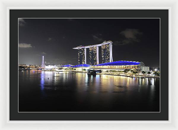 Marina Bay Sands, Singapore / Art Photo - Framed Print