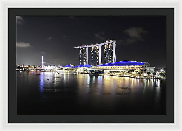 Marina Bay Sands, Singapore / Art Photo - Framed Print