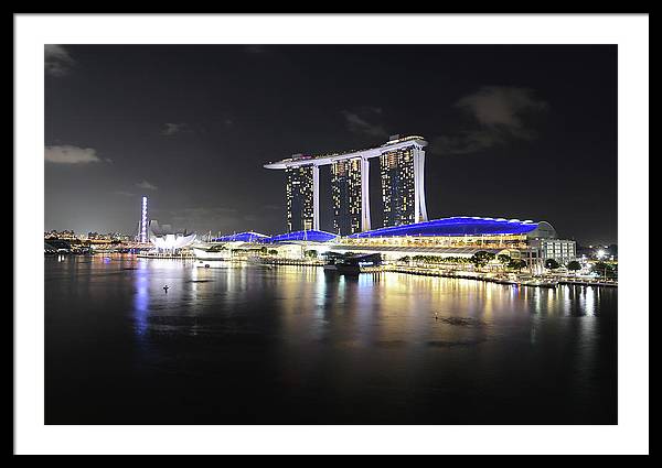 Marina Bay Sands, Singapore / Art Photo - Framed Print