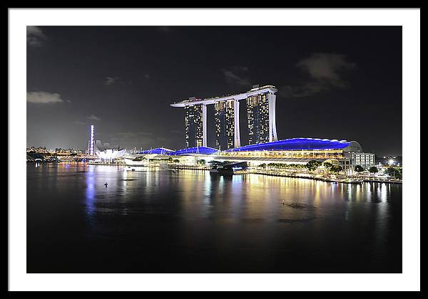 Marina Bay Sands, Singapore / Art Photo - Framed Print