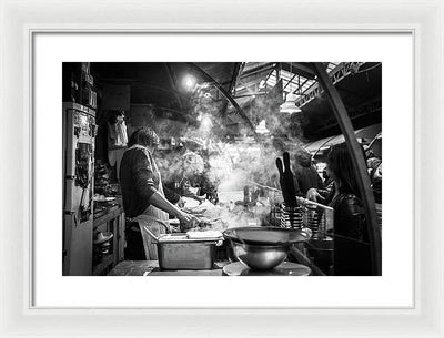 Market Kitchen / Art Photo - Framed Print