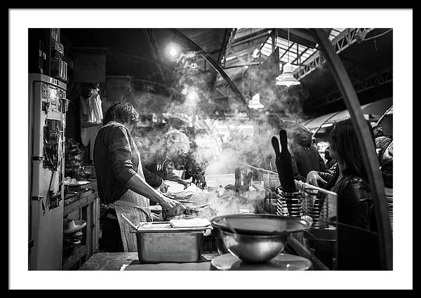 Market Kitchen / Art Photo - Framed Print