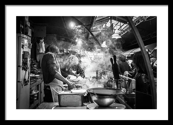 Market Kitchen / Art Photo - Framed Print