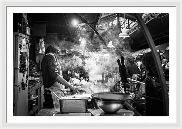 Market Kitchen / Art Photo - Framed Print