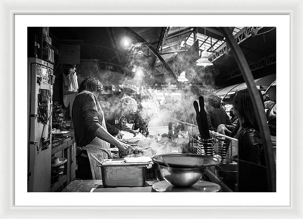 Market Kitchen / Art Photo - Framed Print