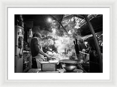 Market Kitchen / Art Photo - Framed Print