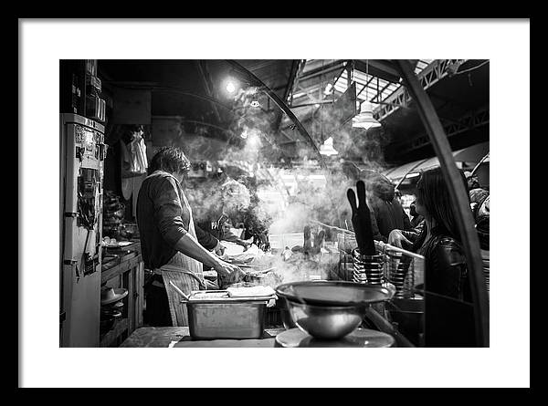 Market Kitchen / Art Photo - Framed Print